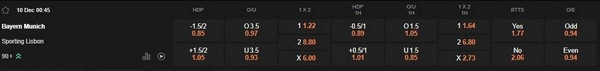prediction Bayern Munich vs Sporting Lisbon 10122025